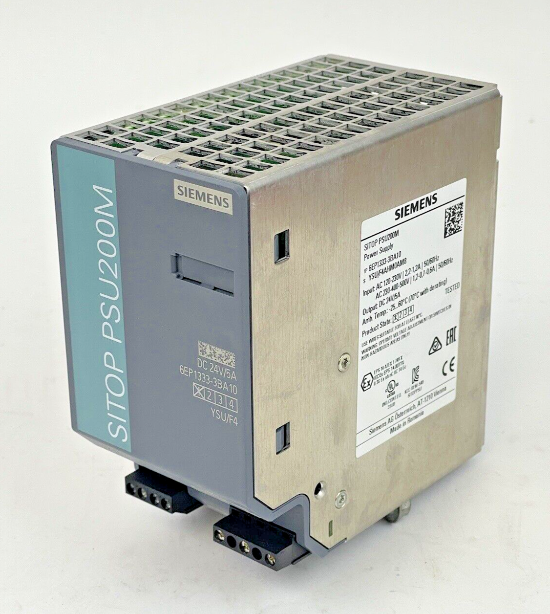 SIEMENS - 6EP1333-3BA10 - STABILIZED POWER SUPPLY UNIT - SITOP PSU200M