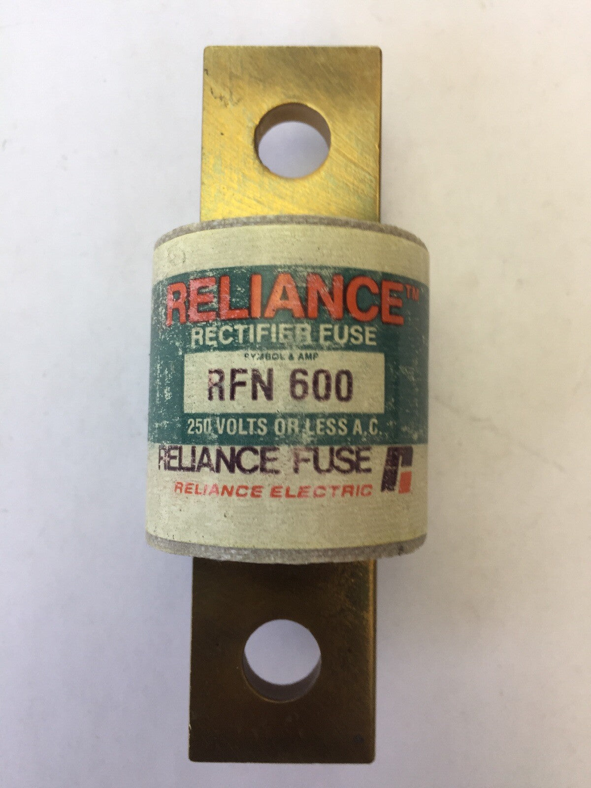 RELIANCE RFN600 RECTIFIER FUSE 600 AMP 250 VOLTS