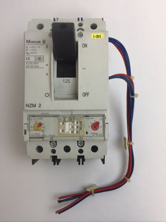 MOELLER NZMB2 CIRCUIT BREAKER 125A 600VAC