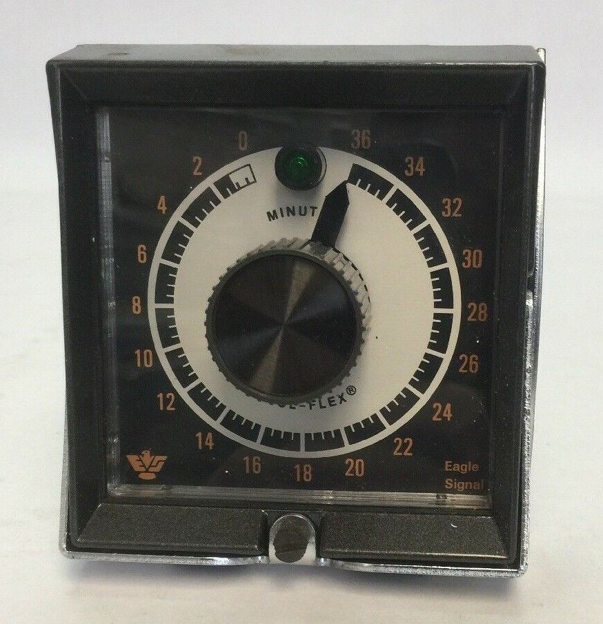 EAGLE SIGNAL HP55A5 CYCL-FLEX 0-36 MINUTES TIMER 120VAC
