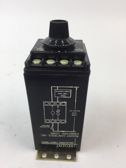 REGENT TM400 D5S SOLID STATE TIMER 115V 50/60CY 1AMP