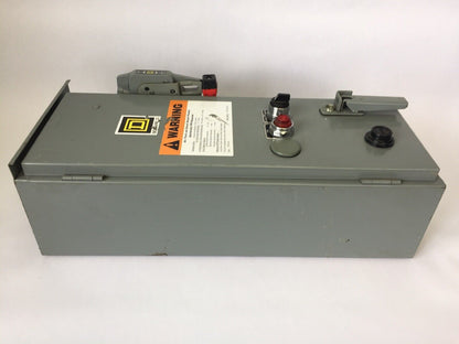 SQUARE D 8538SBA23V81CFF4P51T11 SIZE 0 COMBINATION STARTER 575VAC 30A TYPE 12/3R