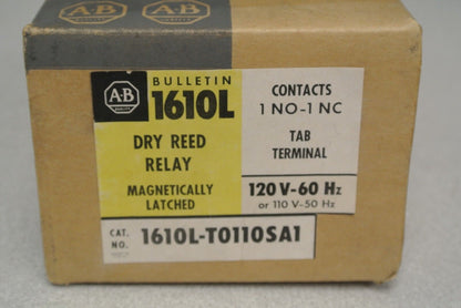 ALLEN-BRADLEY 1610L-T0110SA1 DRY REED RELAY / 120V / 1 NO, 1 NC - NEW SURPLUS