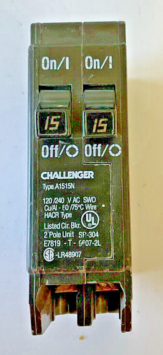 CHALLENGER A1515N CIRCUIT BREAKER 15A 120/240VAC
