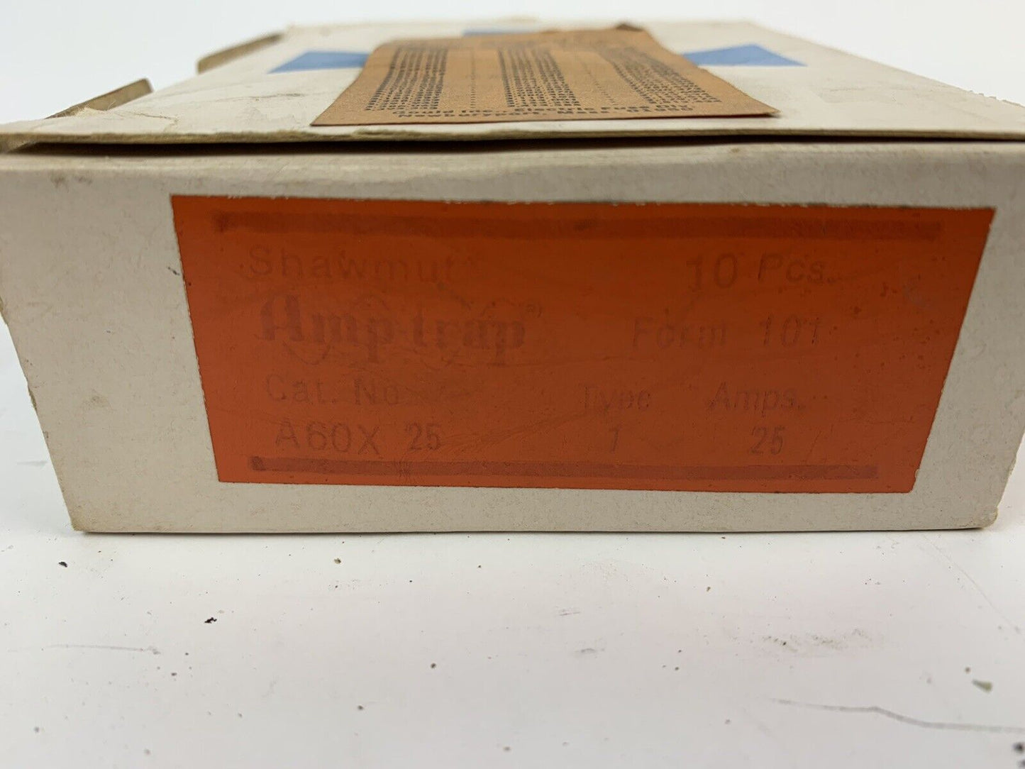 Gould Shawmut Amp-trap A60X25 Form 101 25A 600V Fuse "Lot of 10"