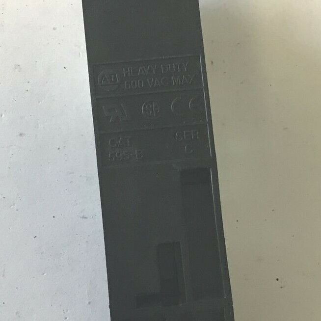 ALLEN BRADLEY 595-B AUXILIARY CONTACT SER.C HEAVY DUTY 600VAC