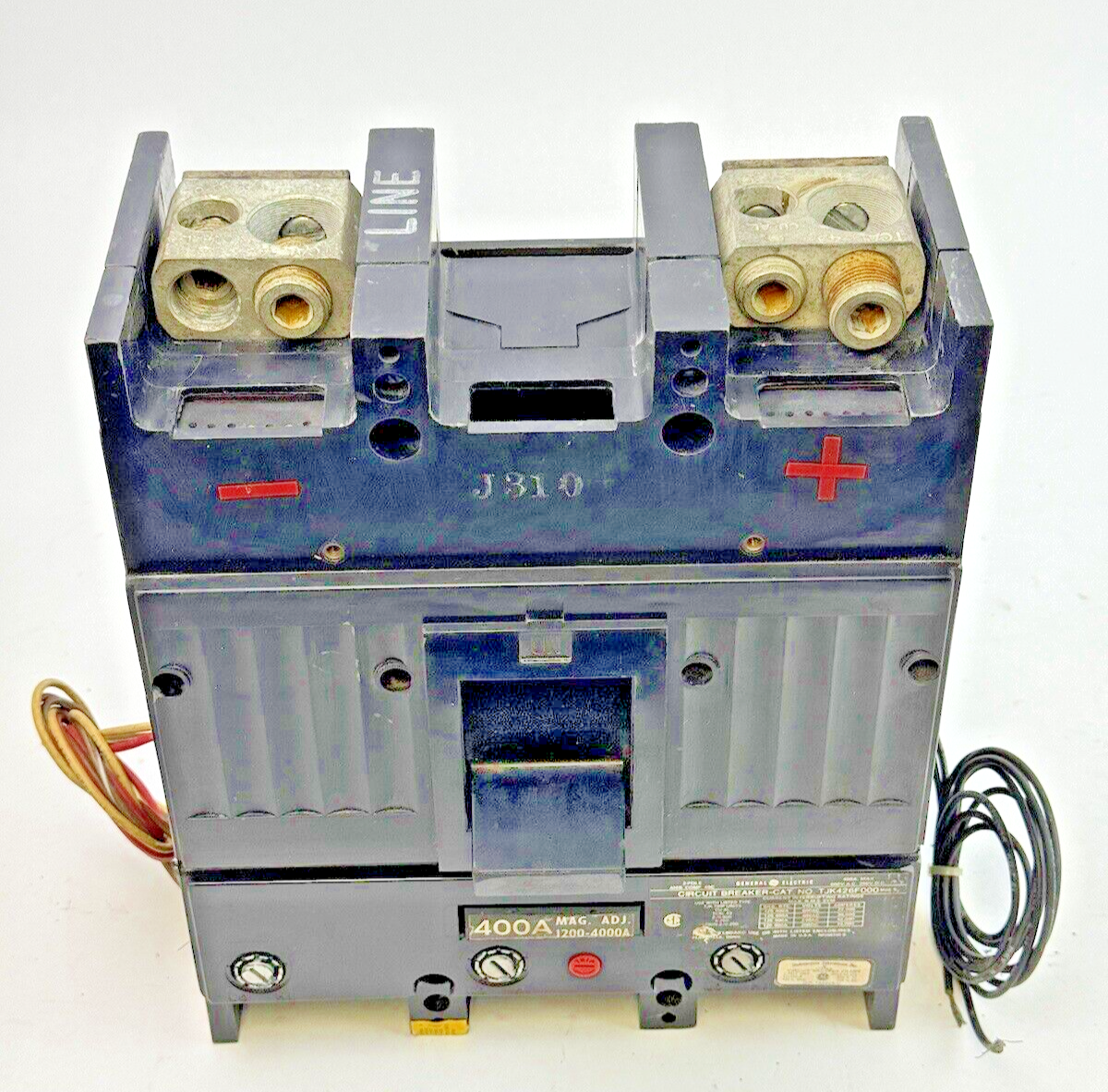 GE - TJK426F000 - CIRCUIT BREAKER W/ 400A TRIP,  SHUNT, AUX - 2 POLE/600VAC/400A