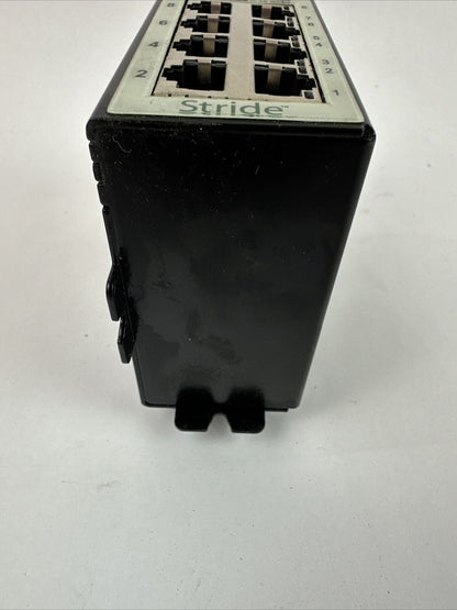 STRIDE SE-SW8U-WT 8-PORT INDUSTRIAL ETHERNET SWITCH 150mA @ 30VDC REV 2.01