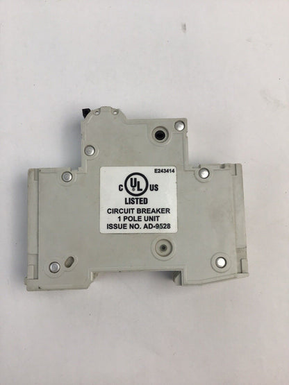 SIEMENS 5SJ41 4A ONE POLE 240VAC 60VDC MINIATURE CIRCUIT BREAKER