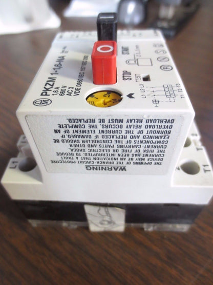 KLOCKNER MOELLER PKZM 1-1.6-NA MANUAL MOTOR STARTER - 1.6A, 660V