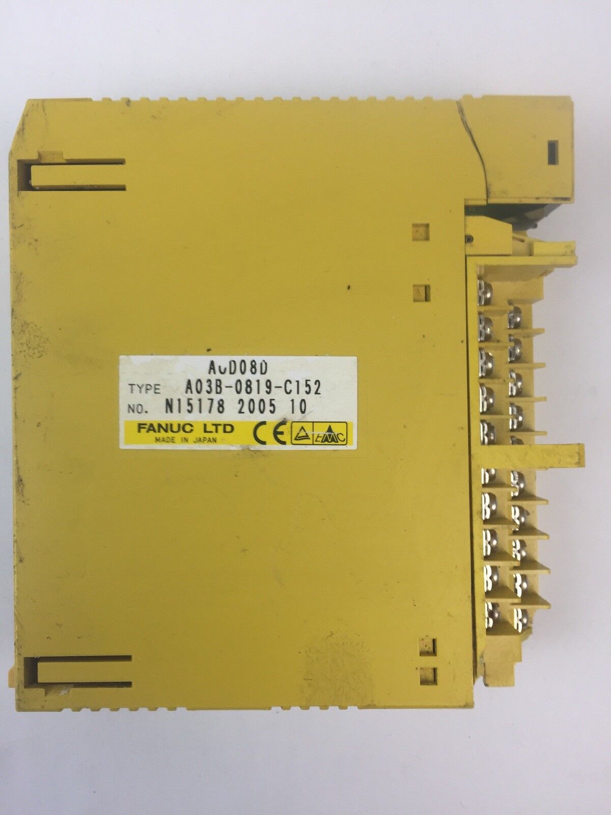 FANUC A03B-0819-C152 / A0D08D RELAY OUTPUT MODULE