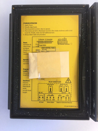 STI MS/FS43CNTRL-BW-U-AC1 MINI SAFE / FLEX SAFE 4300B-2 TEST PROCEDURE 115VAC