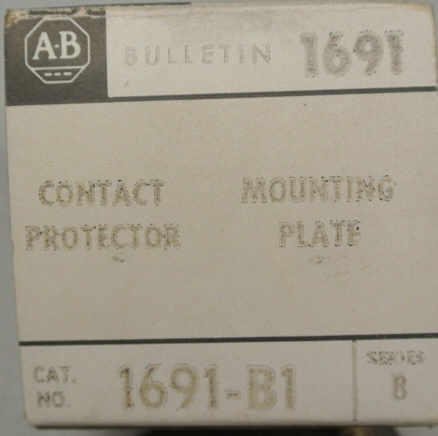 ALLEN-BRADLEY 1691-B1 CONTACT PROTECTOR MOUNTING PLATE / NEW SURPLUS