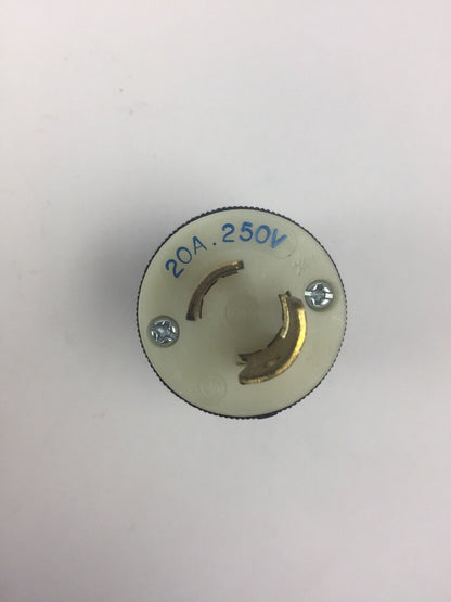 HUBBELL HBL7102C TWIST LOCK MALE PLUG 20A 250V