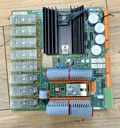 ACHTUNG RS-091 2055F-0 POWER SUPPLY MODULE **BOARD ONLY/NO COVER/BROKE CORNERS**