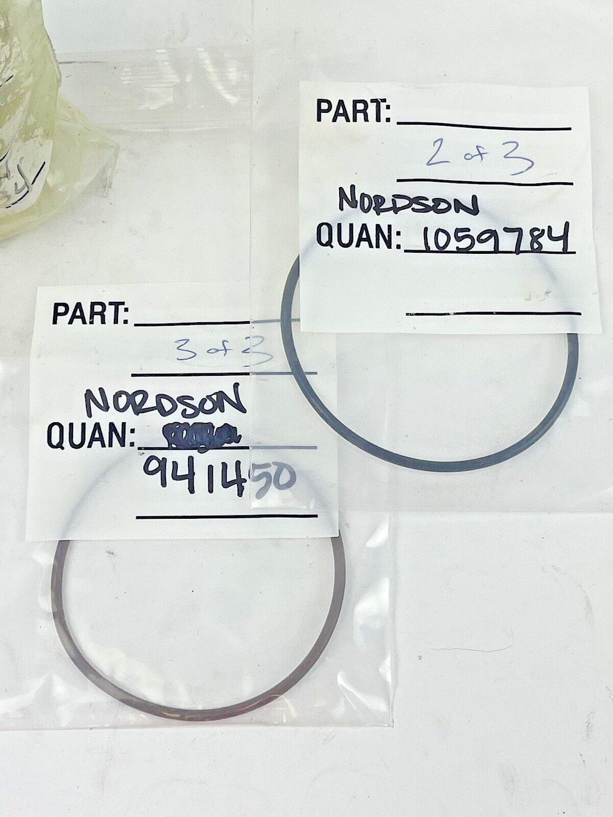 NORDSON - 1081134 - PACKING GLAND FOR RHINO SD2/XD2 - TWO EXTRA O RINGS - RARE