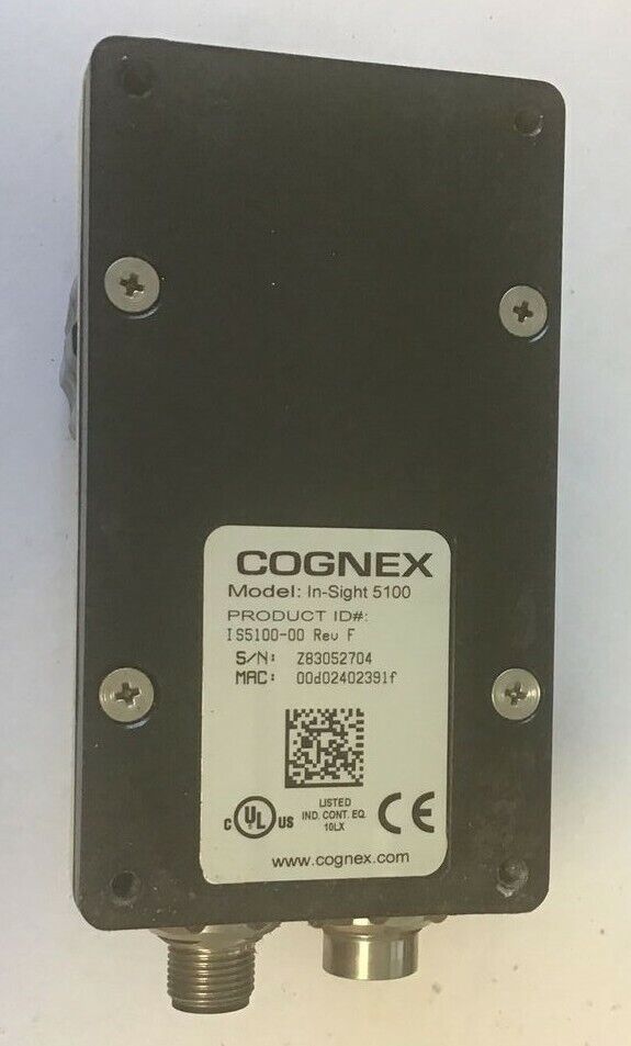 COGNEX IN-SIGHT 5100  VISION CAMERA SENSOR IS5100-00 REV.F