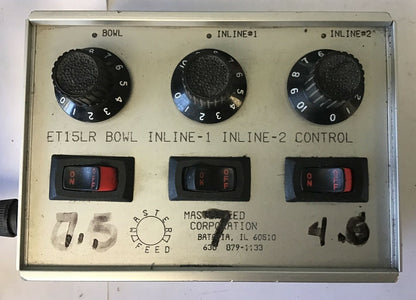 MASTERFEED ET15LR CONTROL FEEDER 15A 115V SWITCH