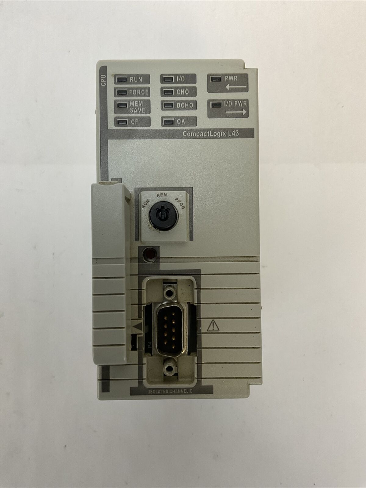 ALLEN BRADLEY 1768-L43 SER B FW 1.04 COMPACT LOGIX CONTROLLER