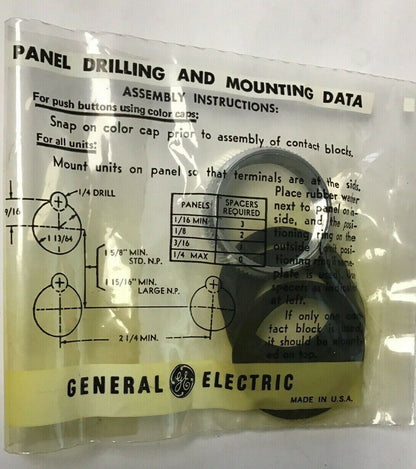 GE CR2940UX228A2 HEAVY DUTY OILTIGHT PILOT LIGHT 115/125VAC/VDC W/O COLOR CAP