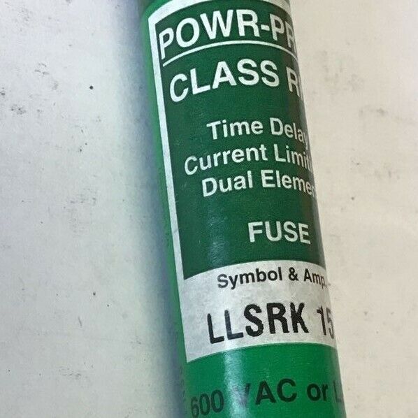 LITTELFUSE LLSRK 15 POWR-PRO CLASS RK1 TIME DELAY 600VAC  ***LOTOF10***