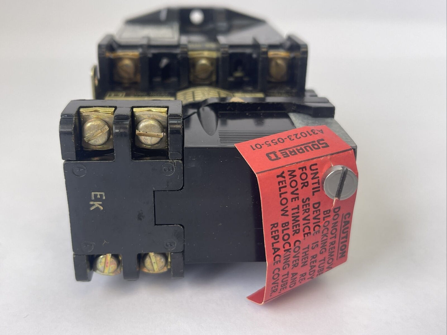 SQUARE D 8501 GD0-20-GD DC RELAY OPERATED TIMER 240VDC 132VA 5.5A COIL 115VDC