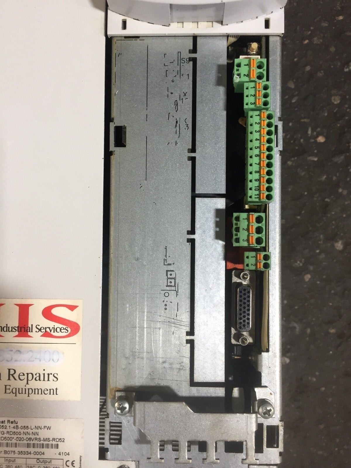 INDRAMAT RD52.1-4B-555-L-NN-FW CFG-RD500*-NN-NN FWA-RD500-020-06VRS-MS-RD52