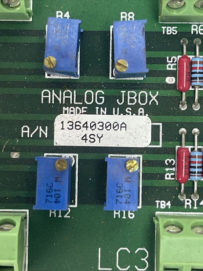 ANALOG JBOX 13640300A 4SY SUMMING CIRCUIT BOARD