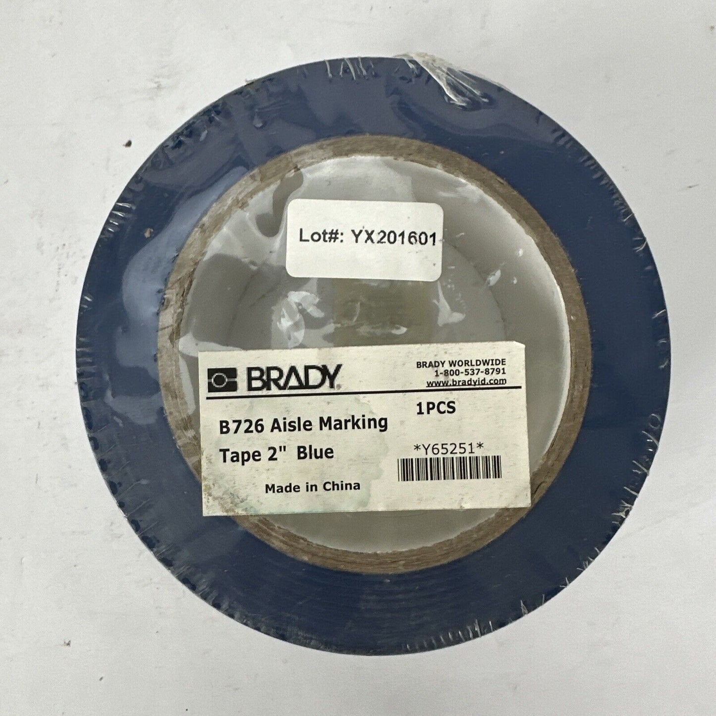 BRADY B726 AISLE MARKING TAPE 2" BLUE