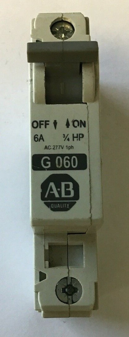 ALLEN BRADLEY 1492-CB1 G060 6A 3/4HP***LOTOF9***