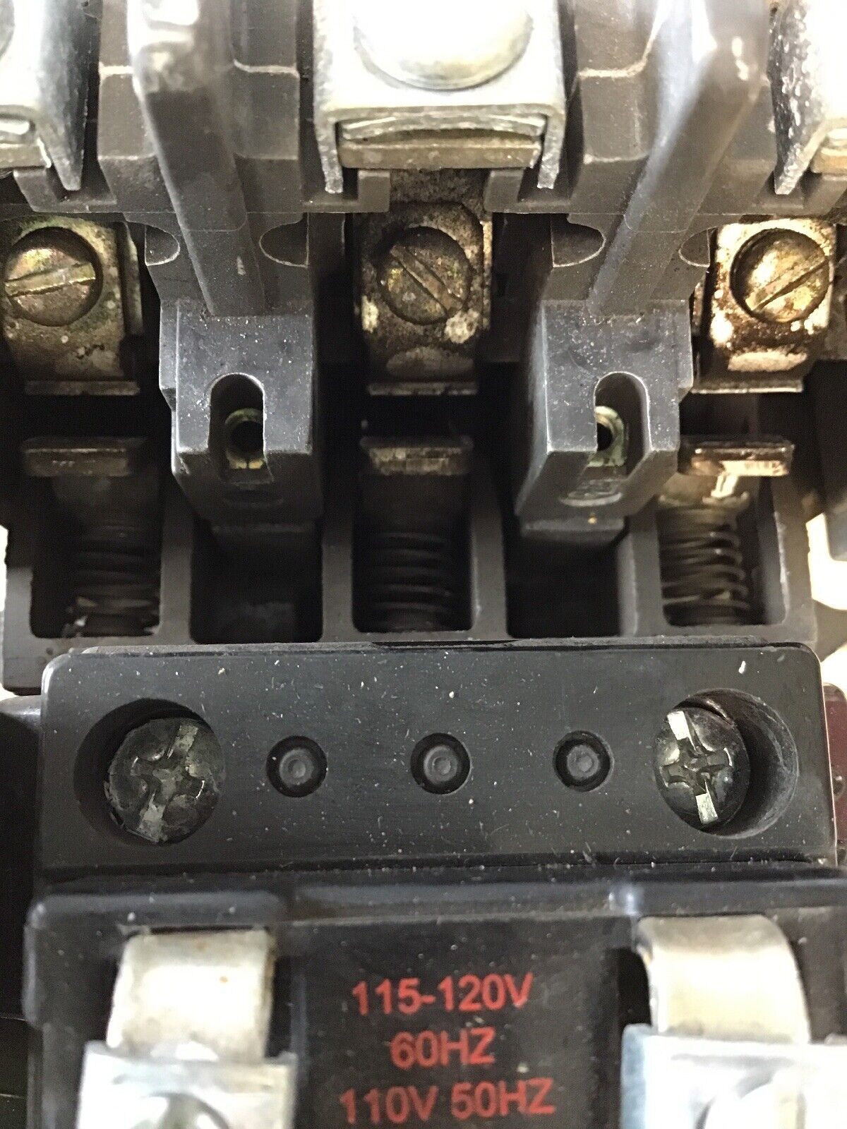 ALLEN-BRADLEY 509-BO*-E1+ SIZE 1 STARTER 120 V COIL  W/592-EECC W/595-A SER.C