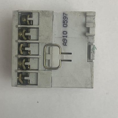 ALLEN BRADLEY 100-MO9N*3 SER A CONTACTOR 600VAC 12A 5HP COIL 24VDC