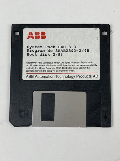 ABB ROBOTICS - 64A-01643 - RobotWare - 4 DISKS - SYSTEM PACK S4C 3.0 - SEE DESC.