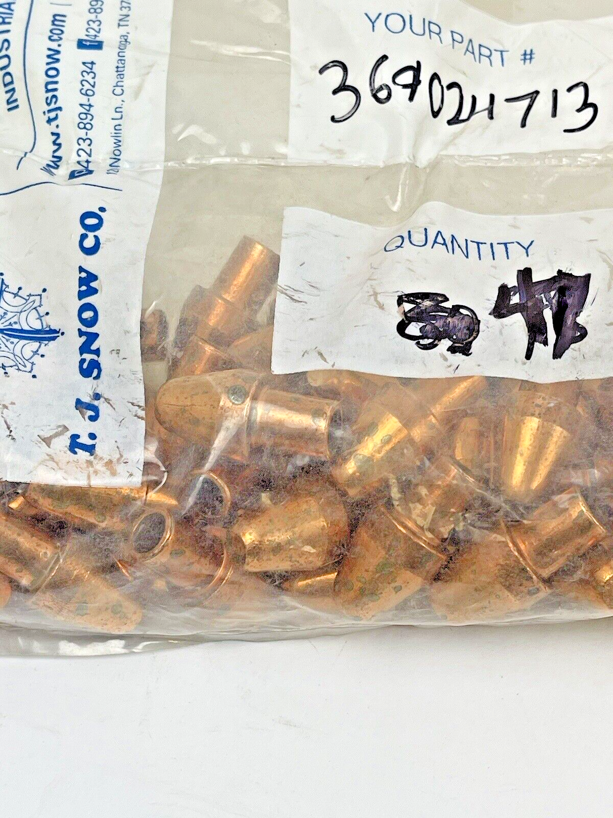 TUFFALOY - TA-25 - *BAG OF 47* - Male Welding Cap, 5RW, A-Nose, C18200 - TA25