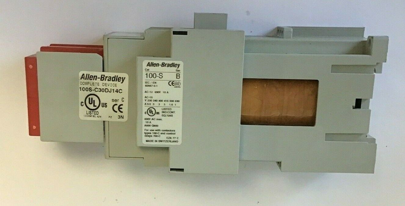 ALLEN BRADLEY 100S-C30DJ14C SAFETY RELAY SER.C 690V 65A