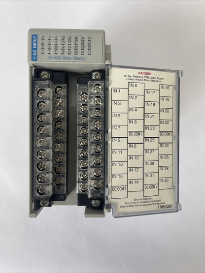 ALLEN BRADLEY 1769-IQ32 COMPACT I/O 32PT INPUT MODULE SER A REV 1 F/W REV 3.1