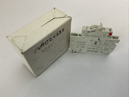 ALLEN BRADLEY 1492-ASPHH3 AUXILIARY SWITCH SER C