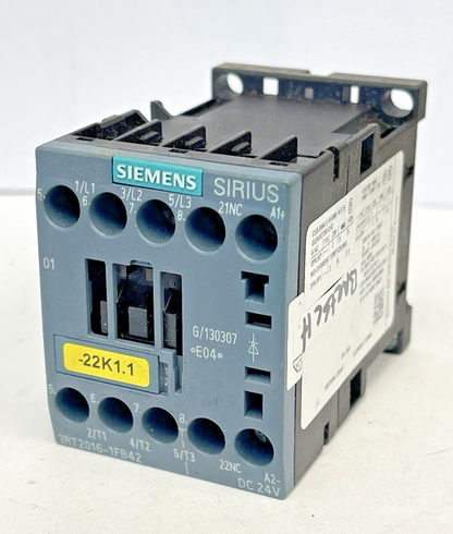 SIEMENS - 3RT2016-1FB42 -AUXILIARY CONTACT-AC-3e/AC-3,9 A,4 kW/400 V, 3-p, 24VDC