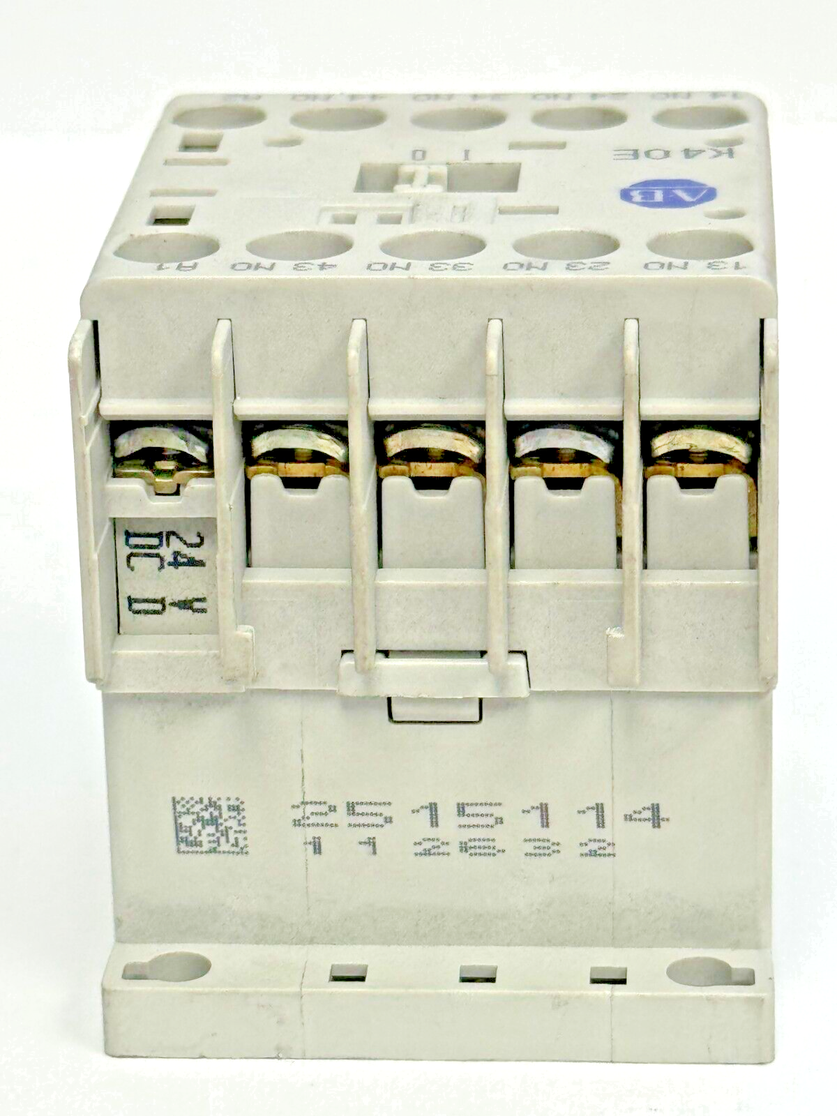 ALLEN-BRADLEY - 700-K40E-* SER. B - CONTROL RELAY - 600 VAC, 10 A, 24 VDC COIL