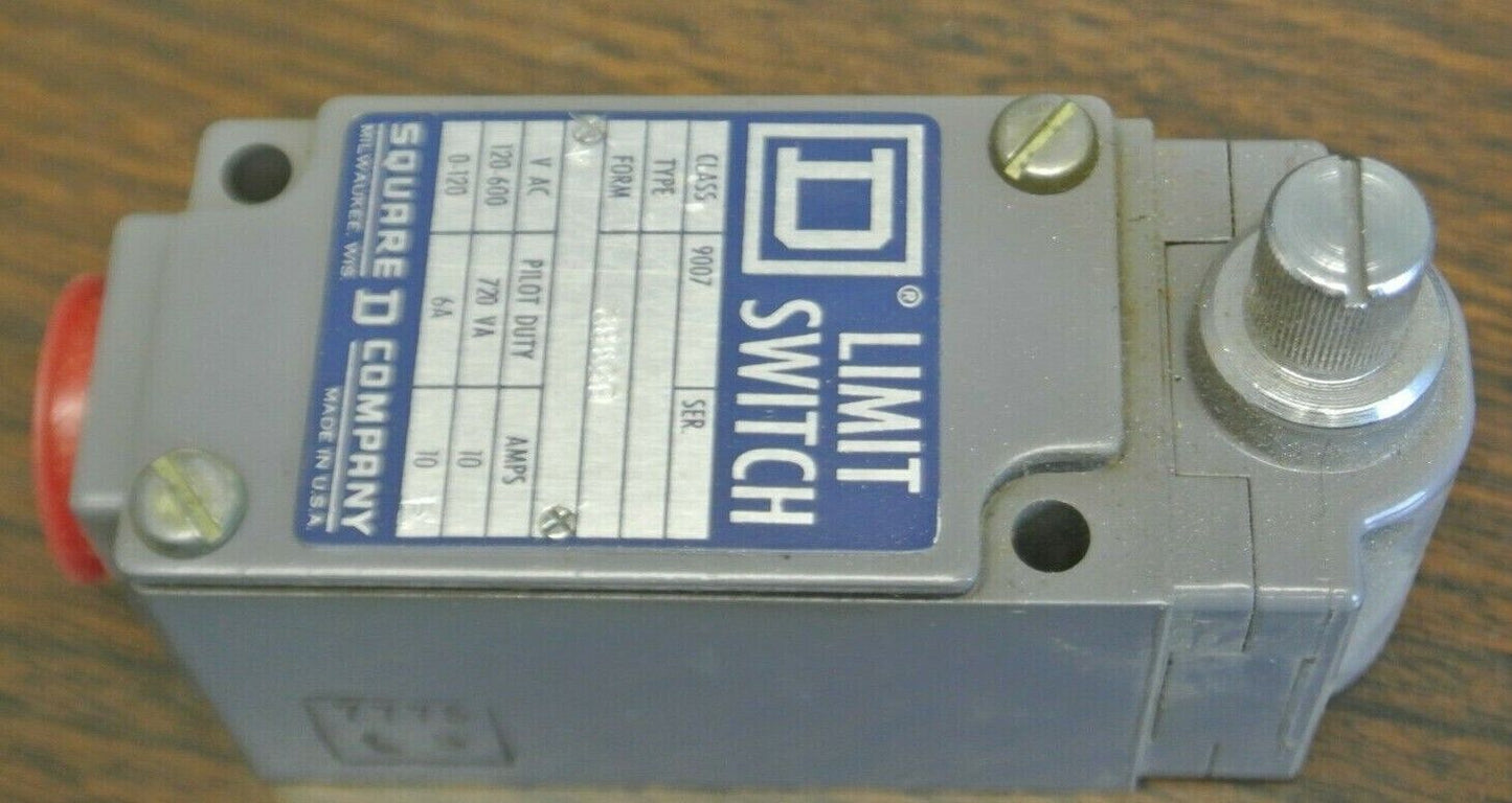 SQUARE D 9007 B53B2 Ser. A / SMALL PRECISION LIMIT SWITCH / NEW SURPLUS in BOX