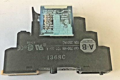 ALLEN BRADLEY 700-HN121 SER.A 10A 250VAC W/ 700-HK36Z24 RELAY SER.B ***LOTOF2***