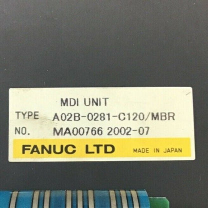 FANUC A02B-0281-C120/MBR KEYPAD