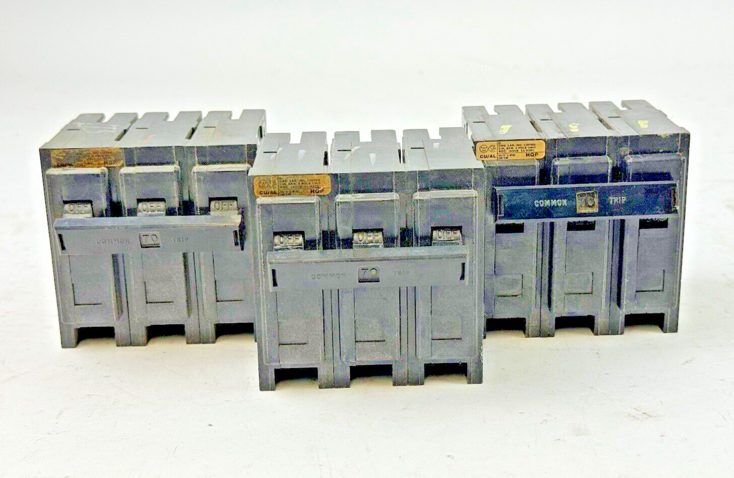 WESTINGHOUSE * LOT OF 3*  HQP3070H - CIRCUIT BREAKERS - 3 POLE/240VAC/70A