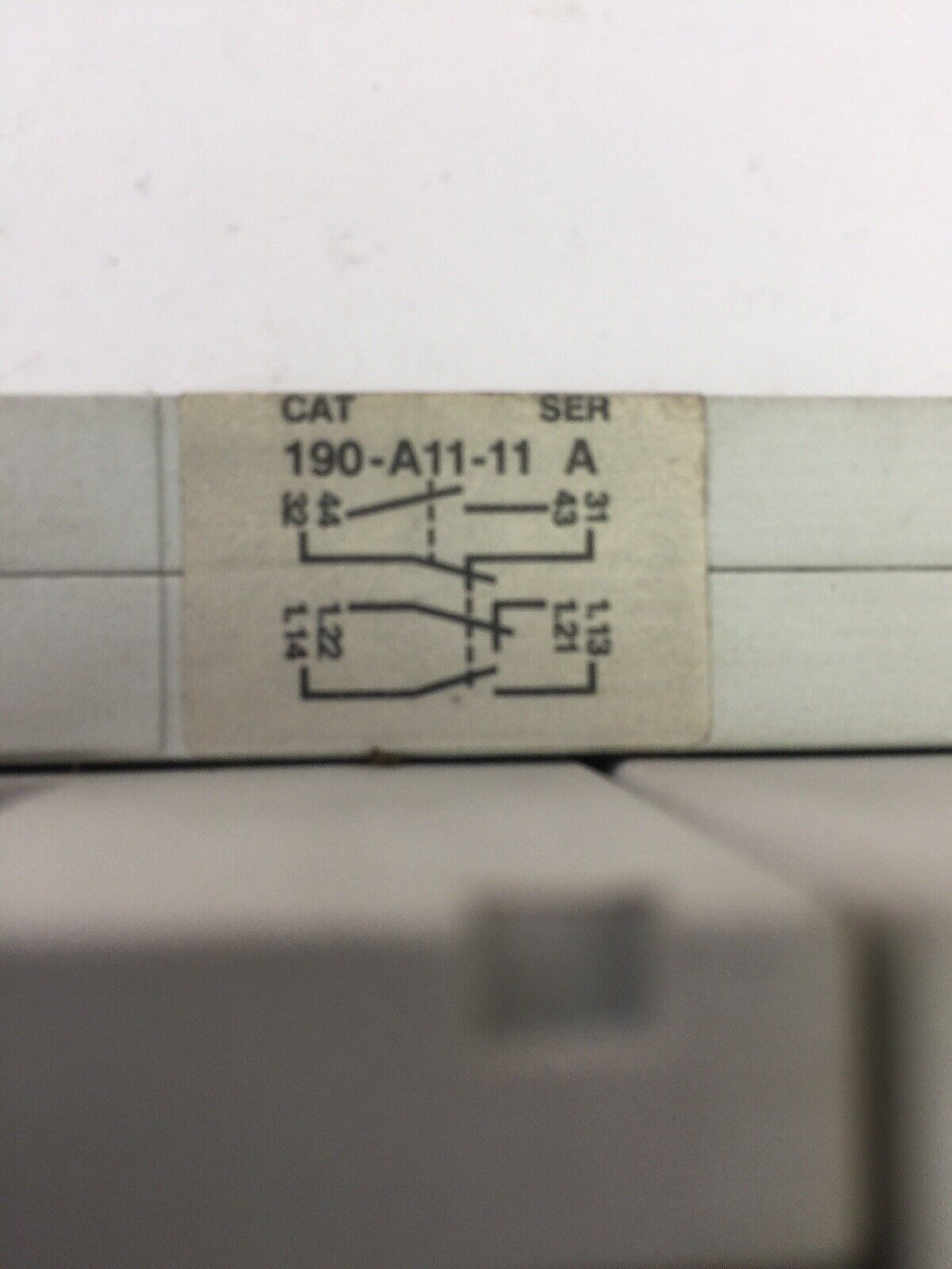 ALLEN BRADLEY MOTOR STARTER 190-P100 SER A 190-MN SER A 190-A40 SER B COIL 120V