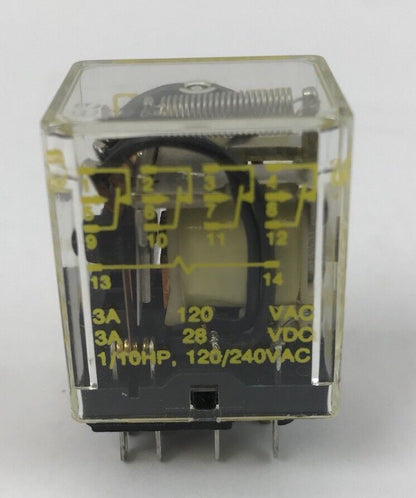 SQUARE D 8501 RS4V14 MINIATURE G.P. RELAY, 24V 50-60HZ, SERIES B, *NEW*