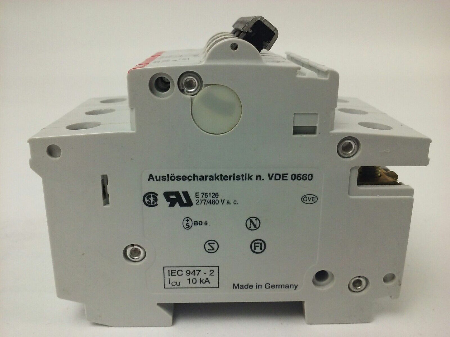 ABB, S273-K10A, CIRCUIT BREAKER, 3P, 277/480VAC, 10A, 10KA, VDE0660, NEW SURPLUS