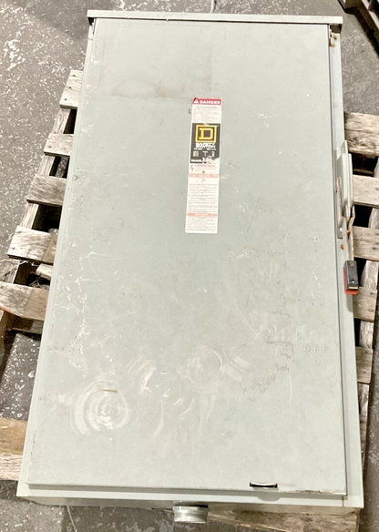 SQUARE D HU365R SAFETY SWITCH SER.E2 400A 600V TYPE 3R