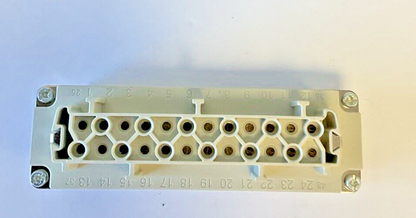 EPIC 10197000/ 10196000 MALE/FEMALE CONNECTOR INSERTS  16A/500V/6KV/3 **LOTOF2**