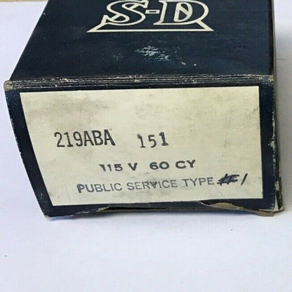 STRUTHERS DUNN 219ABA151 RELAY 115V 60HZ