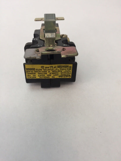 SQUARE D 2510 FO-1 MANUAL STARTER 1HP 115-230VAC 3/4HP 115-230VDC